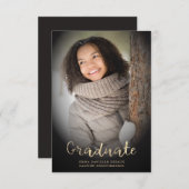 Transparency Abschluss Foto Script Calligraphy (Vorne/Hinten)