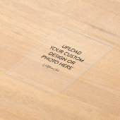 Transparent Acrylic Invitations Acryleinladungen (Ablage )
