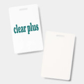 Transparent Ausweis (Vorder- & Rückseite)