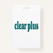 Transparent Ausweis (Vorderseite)