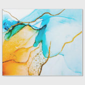 Transparent creativity. Abstract artwork. Trendy w Geschenkpapier (Flach)