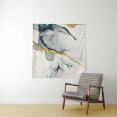 Transparent creativity. Abstract artwork. Trendy w Wandteppich (Beispiel (Horizontal))