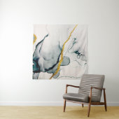 Transparent creativity. Abstract artwork. Trendy w Wandteppich (Beispiel)