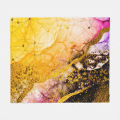 Transparent creativity. Abstract clouds -ART. Mast Fleecedecke (Vorderseite (Horizontal))