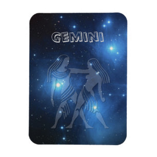Transparent Gemini Magnet