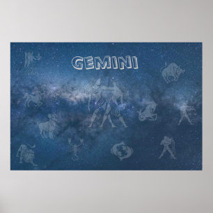 Transparent Gemini Poster