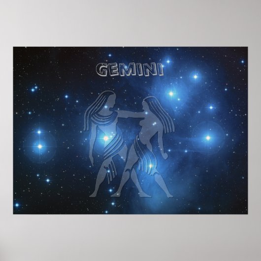 Transparent Gemini Poster (Vorne)