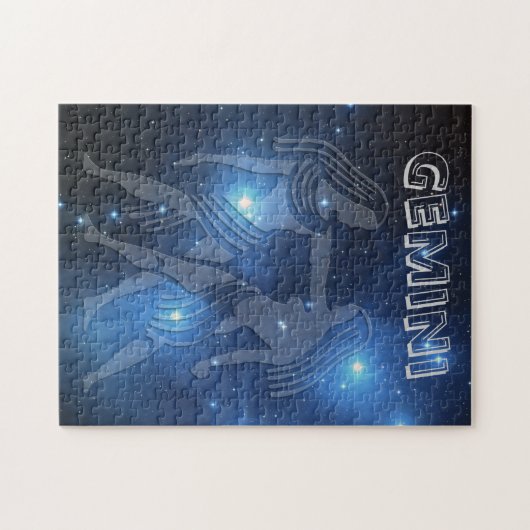 Transparent Gemini Puzzle (Horizontal)