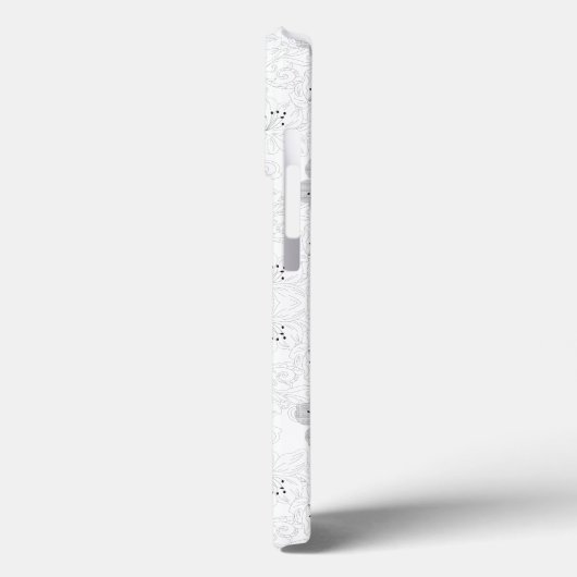 Transparent Grid Overlay – Editable PNG Texture Case-Mate iPhone Hülle (Rückseite / Links)