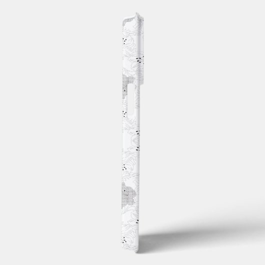 Transparent Grid Overlay – Editable PNG Texture Case-Mate iPhone Hülle (Rückseite / Rechts)