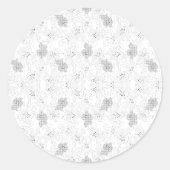 Transparent Grid Overlay – Editable PNG Texture Runder Aufkleber (Vorderseite)