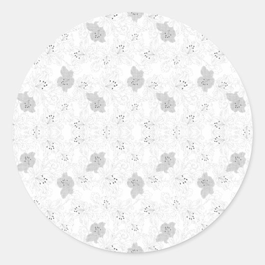 Transparent Grid Overlay – Editable PNG Texture Runder Aufkleber (Vorderseite)