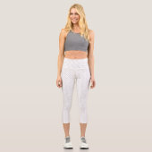 Transparent Grid PNG | Editable Texture Overlay Capri Leggings (Vorderseite)