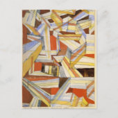 Transparent in Perspektive Grooved by Paul Klee Postkarte (Vorderseite)
