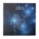 Transparent Leo Fliese (Vorderseite)