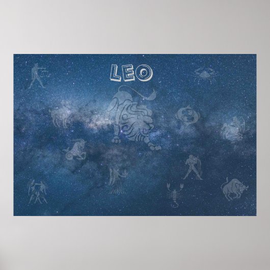 Transparent Leo Poster (Vorne)