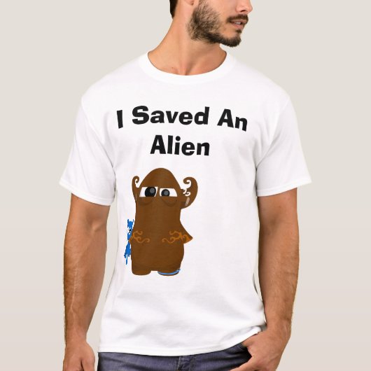 transparent, rettete ich ein alien T-Shirt (Vorderseite)