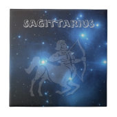 Transparent Sagittarius Fliese (Vorderseite)