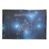 Transparent Sagittarius Kissenbezug (Rückseite)