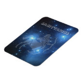 Transparent Sagittarius Magnet (Linke Seite)
