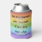 transparent sein dosenkühler (Kanne Vorderseite)