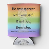 transparent sein dosenkühler (Vorderseite)