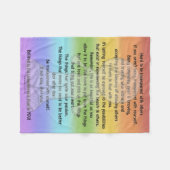 transparent sein fleecedecke (Vorderseite (Horizontal))