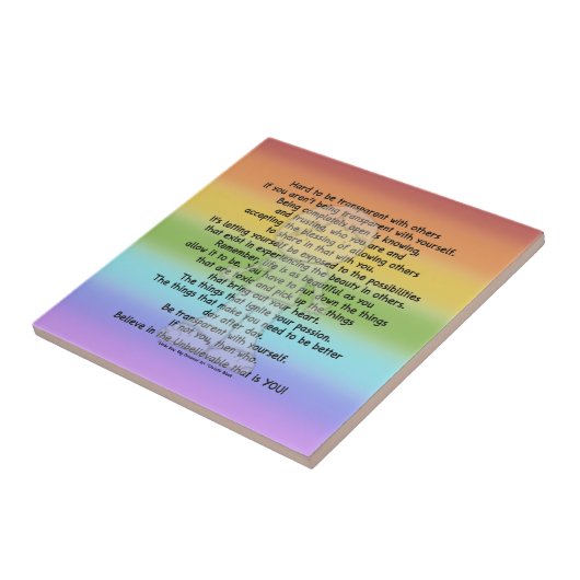 transparent sein fliese (Seite)