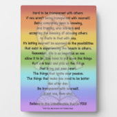 transparent sein fotoplatte (Vorderseite)