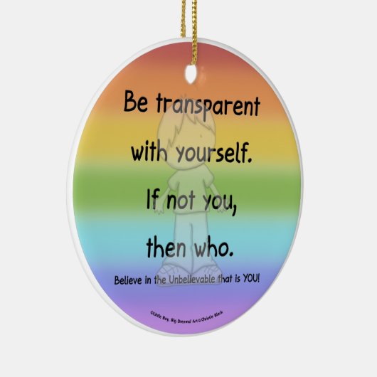 transparent sein keramik ornament (Rechts)