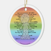 transparent sein keramik ornament (Links)