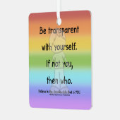 transparent sein ornament aus metall (Vorderseite links)