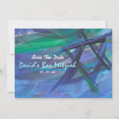 TRANSPARENT STAR Bat Bar Mitzvah Save the Date (Vorderseite)