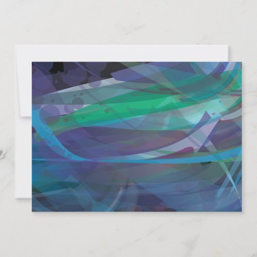 TRANSPARENT STAR Bat Bar Mitzvah Save the Date (Rückseite)