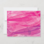 TRANSPARENT STAR Bat Mitzvah Einladung (Rückseite)