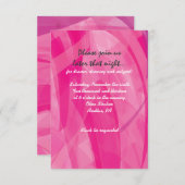 TRANSPARENT STAR Bat Mitzvah Empfang Card Einladung (Vorne/Hinten)