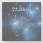 Transparent Taurus Steinuntersetzer (Vorderseite)