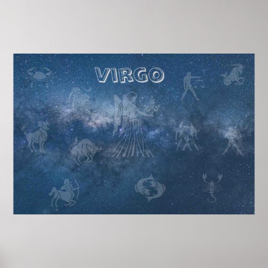 Transparent Virgo Poster (Vorne)