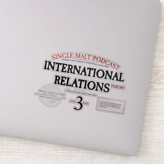 Transparente Aufkleber "Weißes Etikett" (Detail)