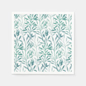 Transparente Blätter und Zweigstellen Serviette (Vorderseite)