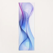 Transparente Blau- und Lavendelformulare Yogamatte (Vorderseite)