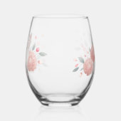 Transparente Brille mit Katze und Pfennig Weinglas Ohne Stiel (Rechts)