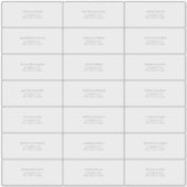 Transparente Dark Sage Green Guest Address Aufkleber (Vorderseite)