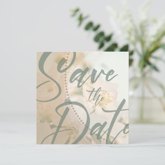 Transparente Ebenen Save the Date Vorlage (Stehend Vorderseite)