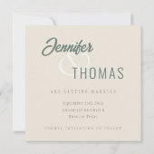 Transparente Ebenen Save the Date Vorlage (Rückseite)