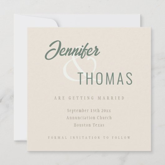 Transparente Ebenen Save the Date Vorlage (Rückseite)