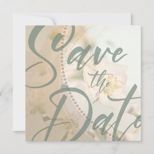 Transparente Ebenen Save the Date Vorlage (Vorderseite)