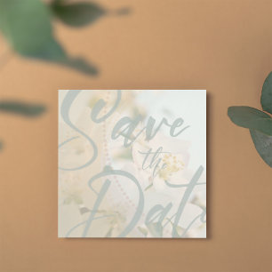Transparente Ebenen Save the Date Vorlage