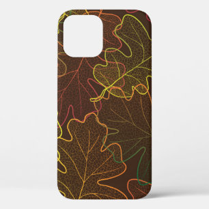 Transparente Eichen-Blätter, Herbstmuster. Case-Mate iPhone Hülle