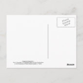 Transparente Füllmasse Postkarte (Rückseite)